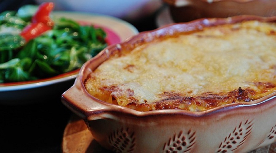 Zucchini-Käse-Lasagne
