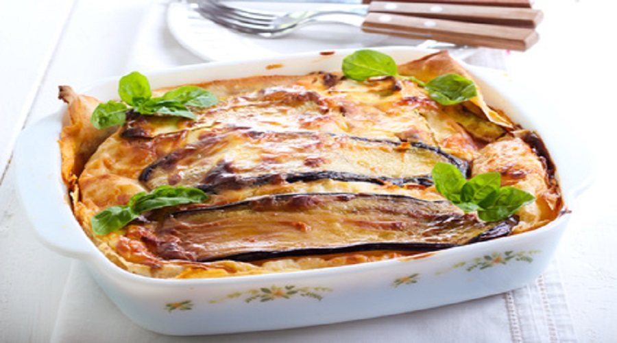 Auberginen-Lasagne