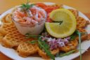 Herzhafte Waffeln