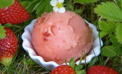 Erdbeereis - superschnell und ohne Milchprodukte