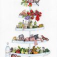 LCHF-Lebensmitteletagere