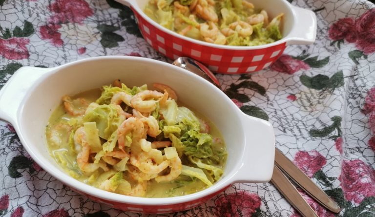 Asia-Wirsingtopf mit Krabben - LCHF Deutschland Asia-Wirsingtopf mit Krabben - LCHF Deutschland