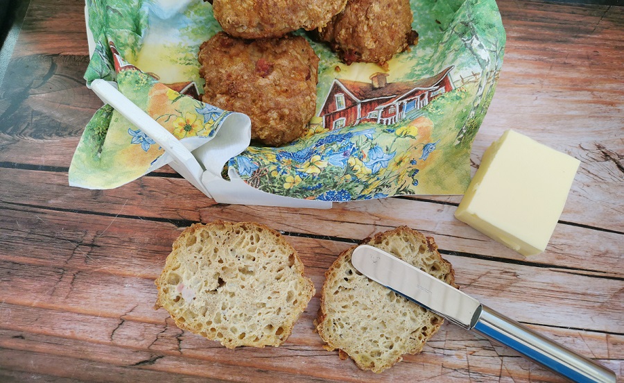 Käse-Schinken Brötchen
