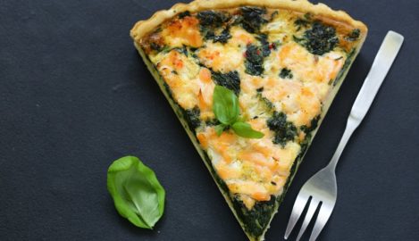 Lachs-Quiche