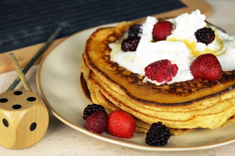 Amerikanische Pfannkuchen - zuckerfrei für Kinder - LCHF Deutschland