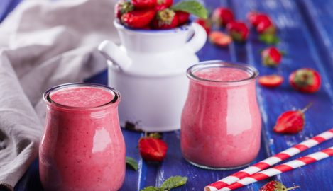Erdbeer-Smoothie.