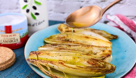 Gebratener Chicorée