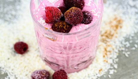 Himbeer-Zimt-Smoothie