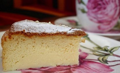 Käsekuchen ohne Boden