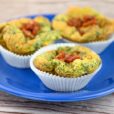 Spinat-Bacon-Muffins