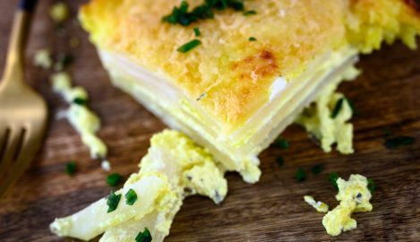 Kohlrabigratin - vegetarische Küche