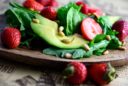 Erdbeersalat mit Parmaschinken