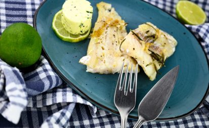 Rotbarsch mit Limettenbutter