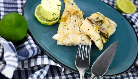 Rotbarsch mit Limettenbutter