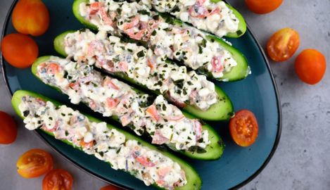 Gefüllte Minigurken - Superfood im Snackformat