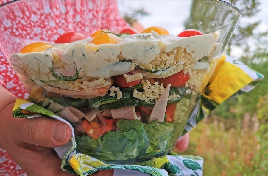 Schwedischer Schichtsalat (2)