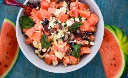 Sommerlicher Melonensalat