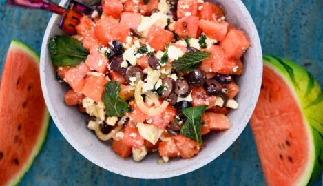Sommerlicher Melonensalat
