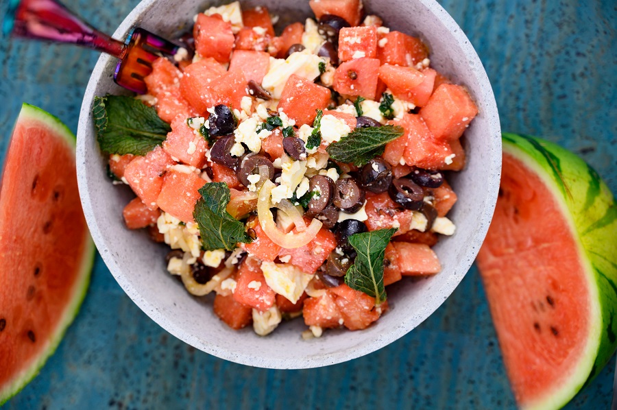 Sommerlicher Melonensalat