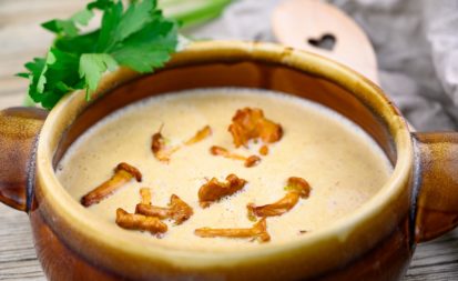 Pfifferling Cremesuppe