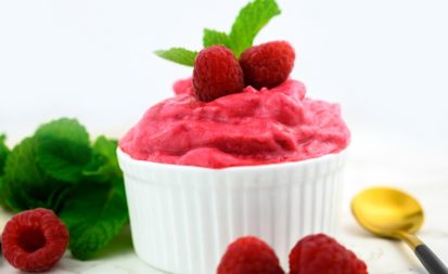 Himbeer-Sorbet