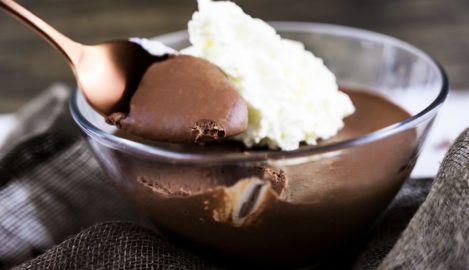 Kleine Schoko-Vanille-Mousse