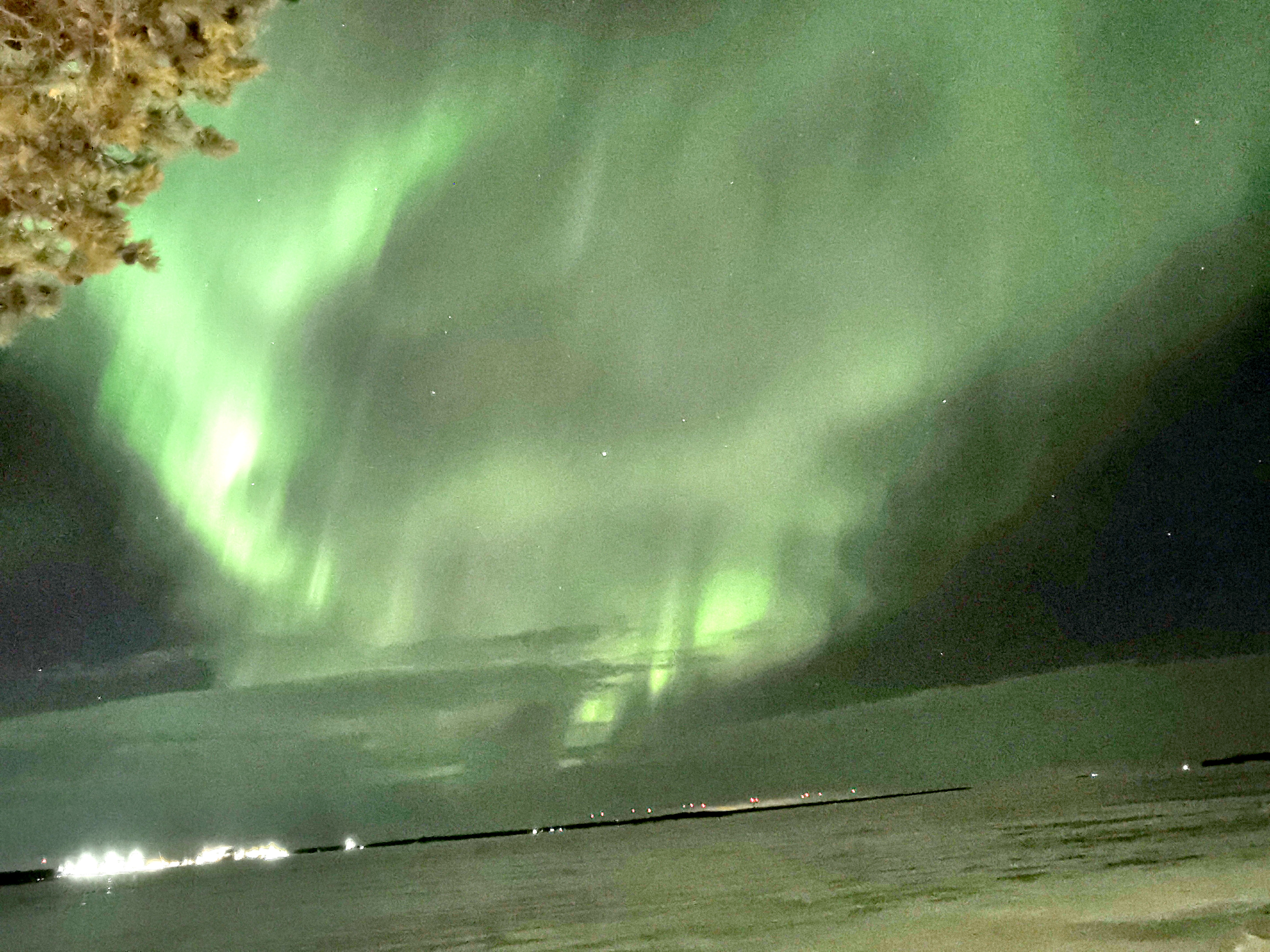 Polarlichter in Piteå/ Schweden