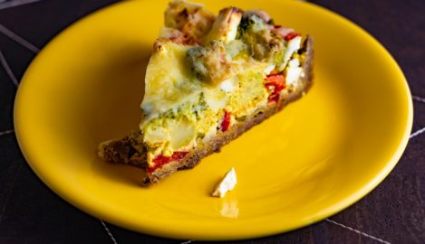 Paprika-Brokkoli-Quiche