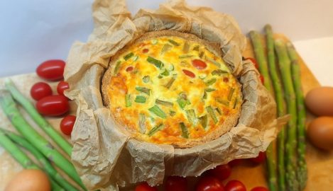 Tomaten-Spargel-Quiche
