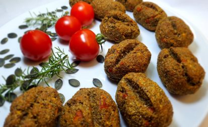 Tomaten-Rosmarin-Kürbis Brötchen