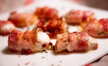 Gefüllte Speck Rouladen