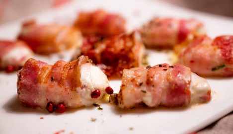 Gefüllte Speck Rouladen