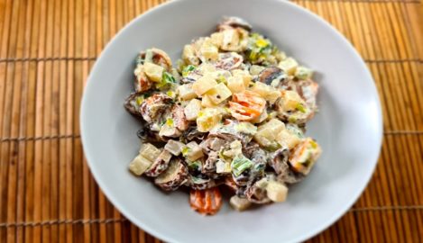 Winterliche Bratwurstpfanne