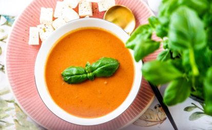 Tomaten-Vanille-Suppe