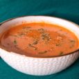 Tomaten-Kokos-Spinat-Suppe