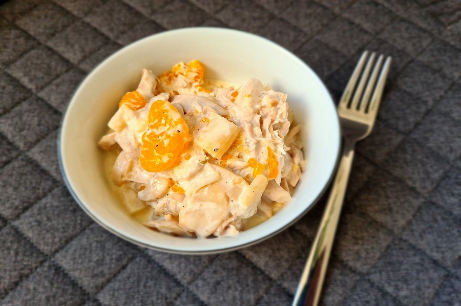 Geflügelsalat - fruchtig, würzig, proteinreich - LCHF Deutschland