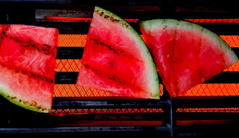 Gegrillte Wassermelone