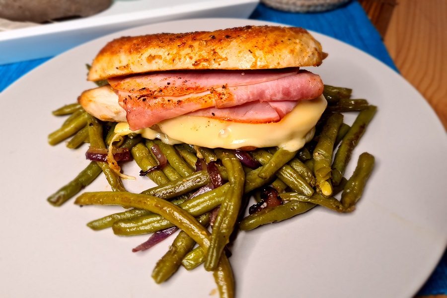 Hähnchen a la Cordon bleu - Sandwich - LCHF Deutschland