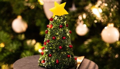 Frischkäse-Weihnachtsbaum