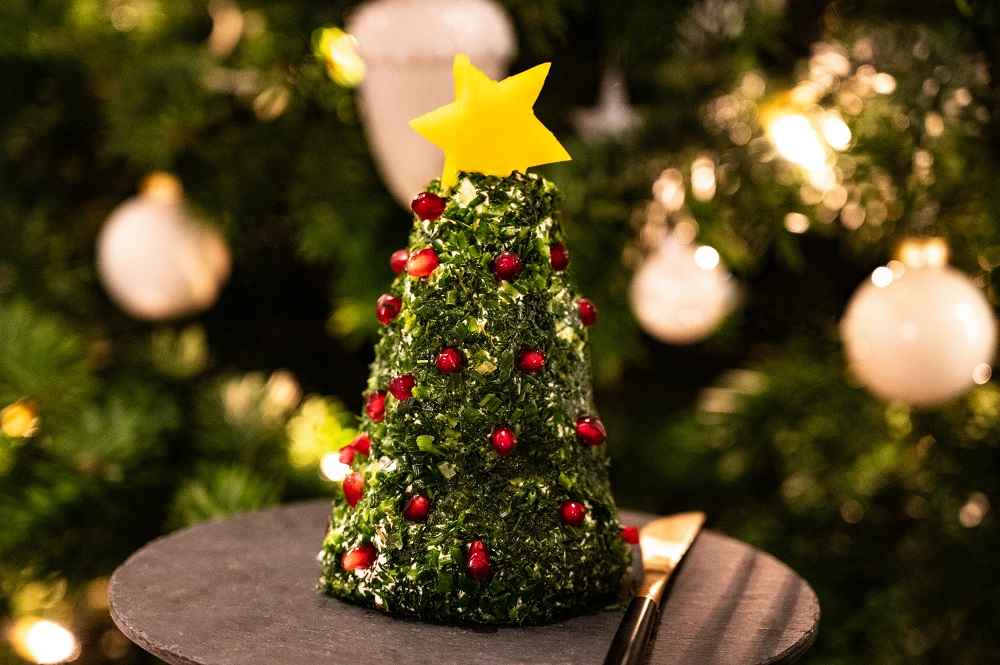 Frischkäse-Weihnachtsbaum