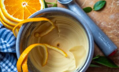 Orangen-Butter-Eis