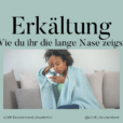 Erkältung lange Nase zeigen