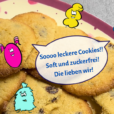 Soft Chocolate-Chip-Cookies -zuckerfrei für Kinder