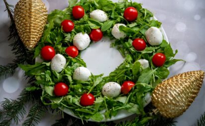 Essbarer Adventskranz