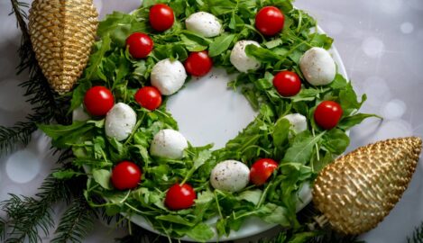 Essbarer Adventskranz