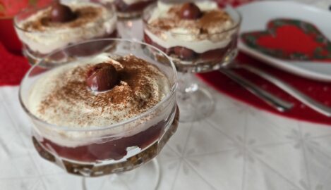 Lebkuchen-Kirsch-Tiramisu