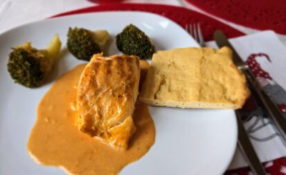 Dorsch in Curry-Sahne-Sauce - kulinarischer Gaumenschmaus