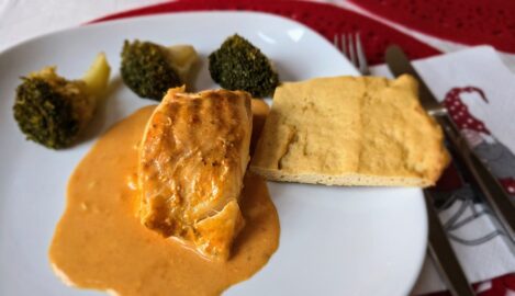 Dorsch in Curry-Sahne-Sauce - kulinarischer Gaumenschmaus