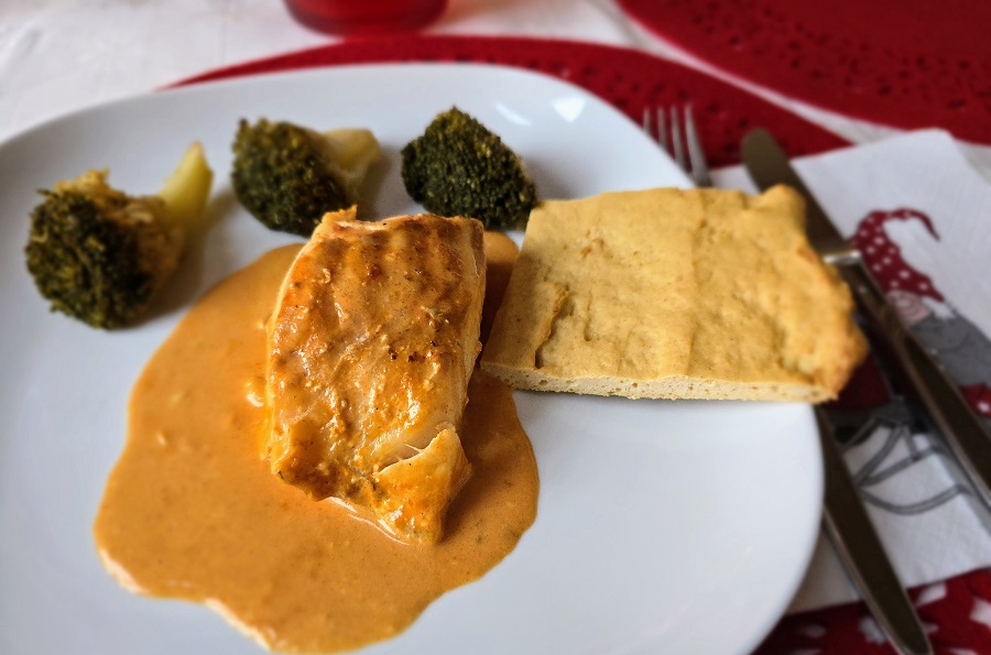 Dorsch in Curry-Sahne-Sauce - kulinarischer Gaumenschmaus