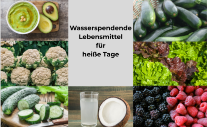 Wasserspendende Lebensmittel für heiße Tage